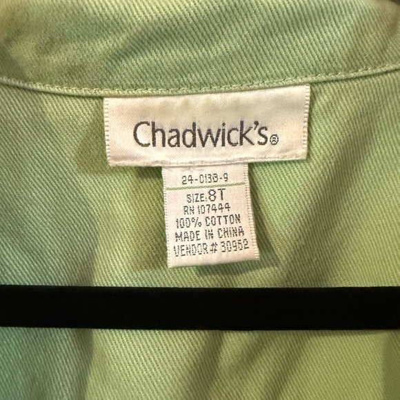 Chadwicks Women's Light Green Utility Jacket - Picture 2 of 4